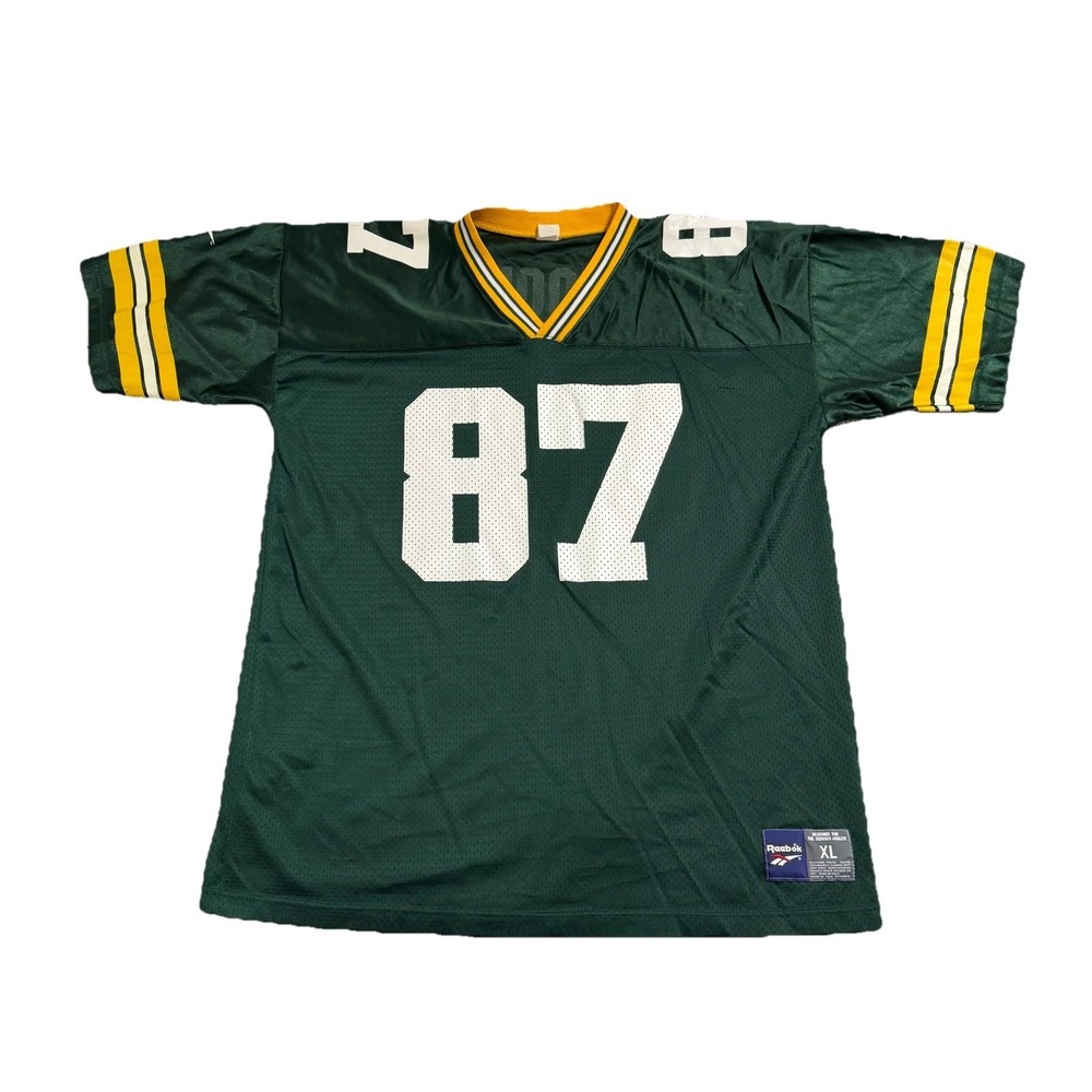 Vintage Reebok Robert Brooks Green Bay Packers‎ Jersey Mens XL NFL 90s USA Made